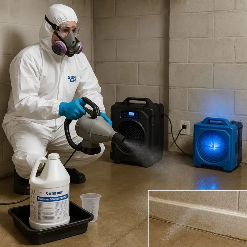 Sanitization and Odor Removal process in Comstock Park, MI